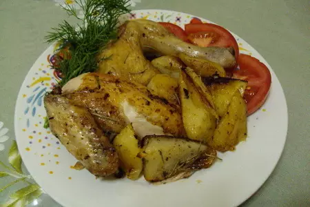 Ароматная курочка по-гречески: шаг 2