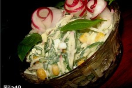 Весенний салатик: шаг 3