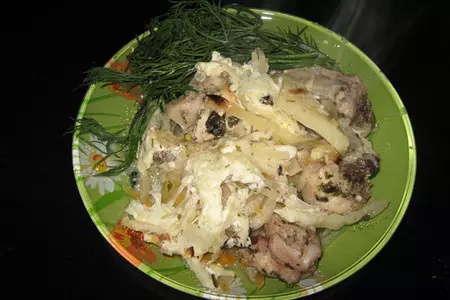 Курица с овощами в горшочке.: шаг 1