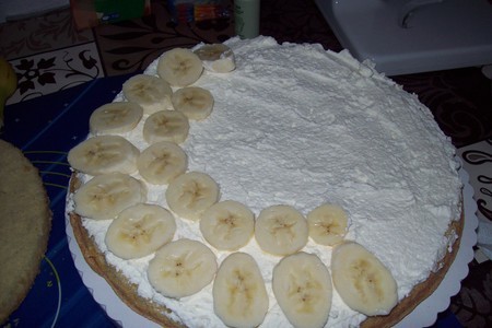 Торт банановый"тархун": шаг 5