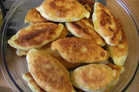 Пирожки,лепёшечки: шаг 8