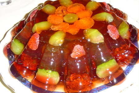 Слоеный желейный тортик с ягодами: шаг 4