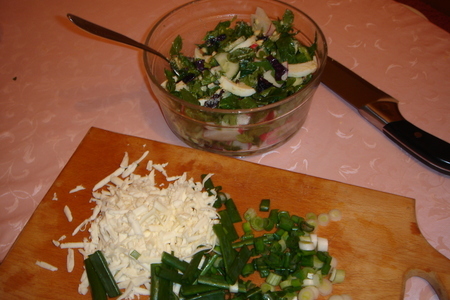 Весенний салат из редиса  со шпинатом: шаг 2