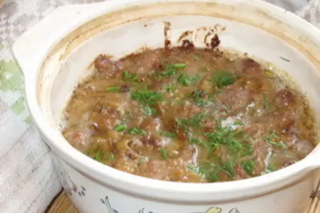 Говядина с белыми грибами: шаг 6