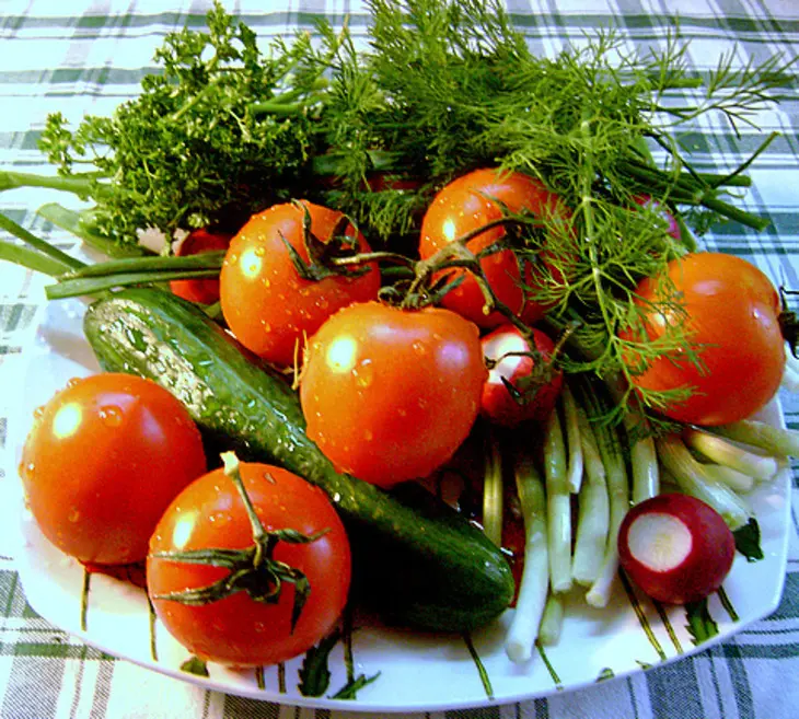 Салат- простой, но вкусный и красивый: шаг 1