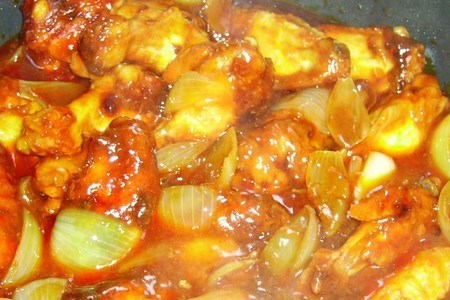 Chili chicken wings в соево-ананасовом соусе: шаг 2