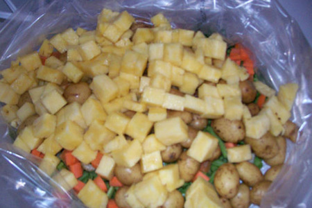 Курочка с ананасом и овощами. для тех, кто на диете и не только: шаг 3