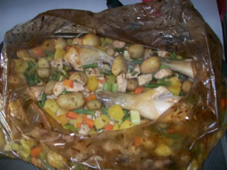Курочка с ананасом и овощами. для тех, кто на диете и не только: шаг 6