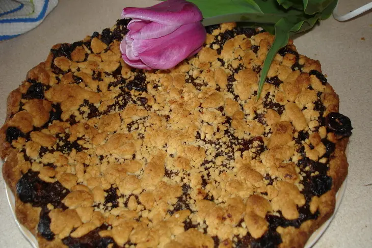Пирог с финиками 3 в 1(быстро, вкусно, просто): шаг 5