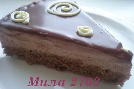 Сырно-шоколадный торт: шаг 9