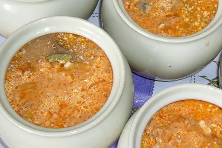 Скумбрия  в горшочках: шаг 5