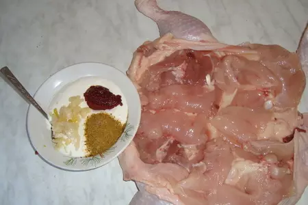 Курица банкетная: шаг 1