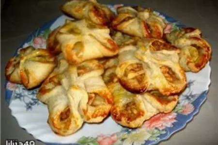 Слоеные булочки с яблоками: шаг 6