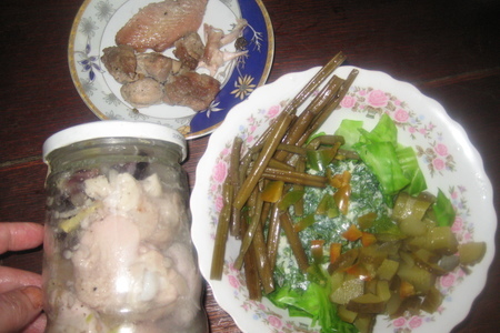 Русско-вьетнамский салат "земля - воздух".: шаг 3