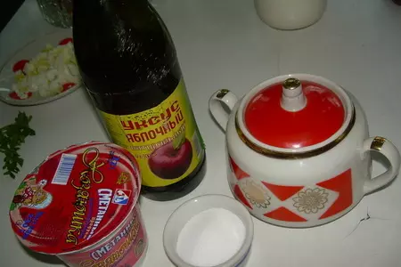 Салат из пекинской капусты: шаг 1