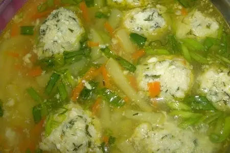 Суп с рыбными галками: шаг 4