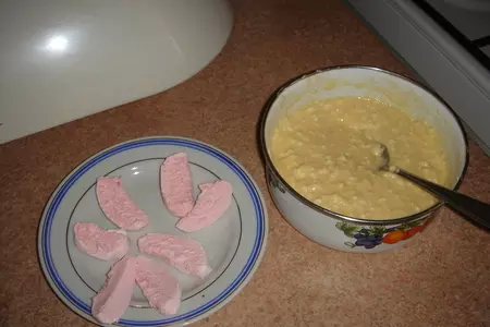 Творожные  оладьи  с зефиром: шаг 2