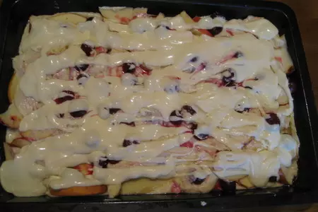 Пирог творожный с яблоками: шаг 1