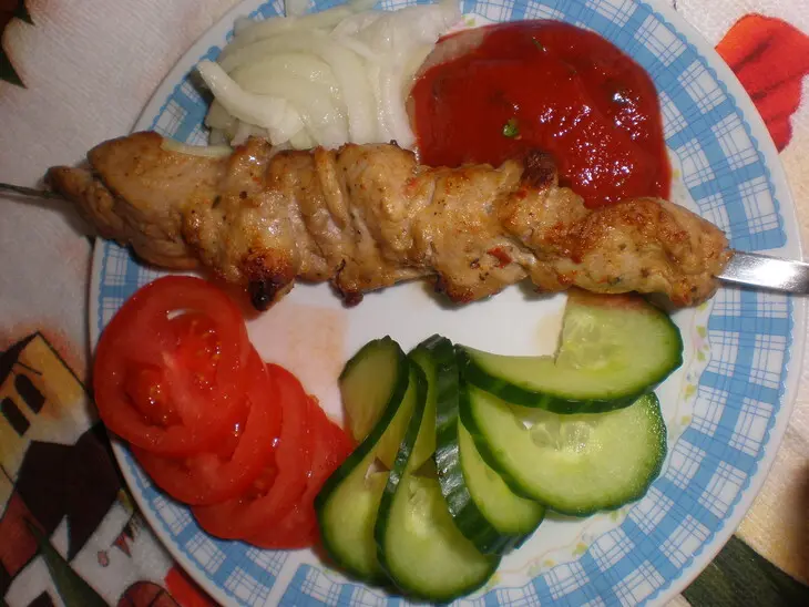 Шашлык и закуска к нему: шаг 7