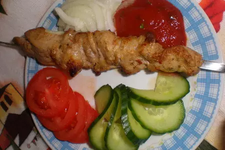 Шашлык и закуска к нему: шаг 7