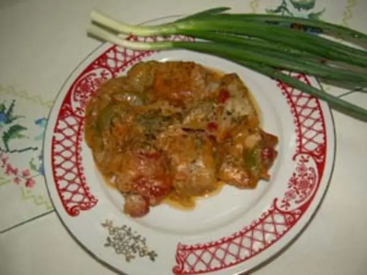 Рыба в соусе с корнишонами: шаг 6