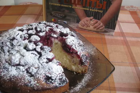 Вишневый пирог (просто, быстро, вкусно): шаг 4