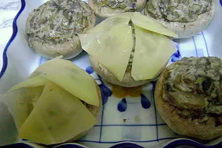 Жюльен в грибной шляпке: шаг 4