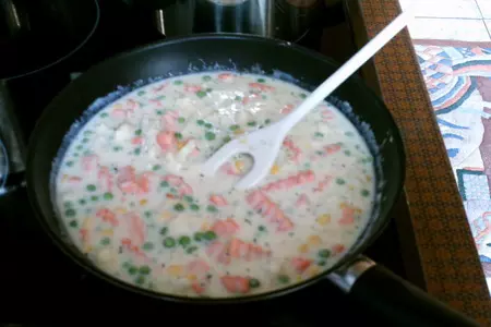Запеканка из рыбы с овощами и макаронными изделиями: шаг 4