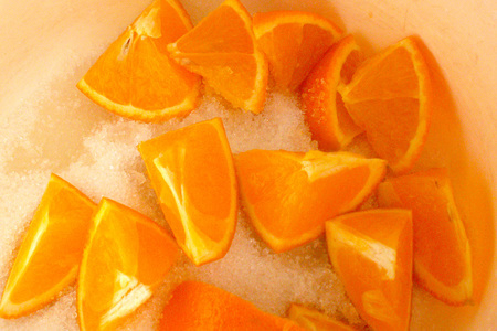 Апельсиновый десерт "искушение": шаг 4