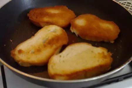 Бутерброды с зеленью и сыром: шаг 1