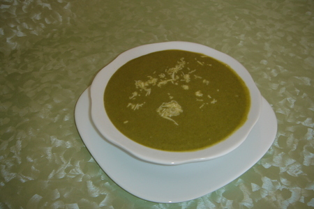 Суп-крем из шпината  с зеленой фасолью: шаг 6