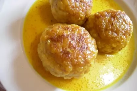 Мясо-овощные тефтели в "звездной" панировке: шаг 8