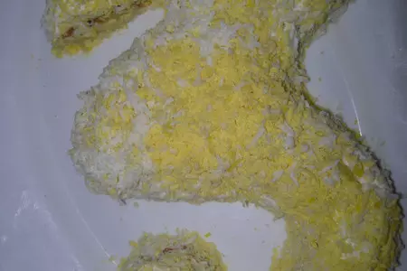 Салат "морской конек": шаг 5