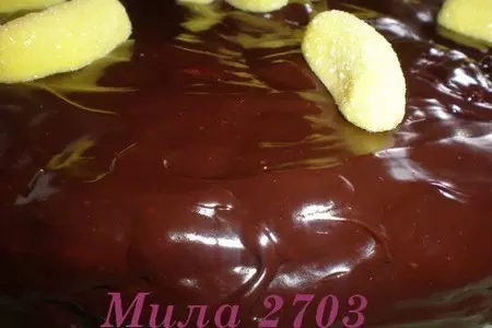 Торт «банан в карамели и  шоколаде»: шаг 6