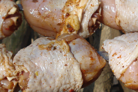 Шашлык из курицы в восточном маринаде: шаг 1