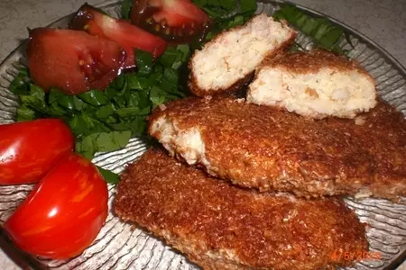 Котлеты из креветок и цветной капусты: шаг 3