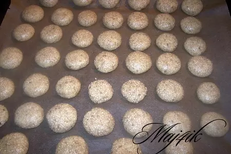 Сладкое печенье с кунжутом: шаг 3