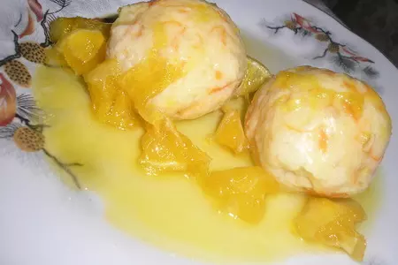 Фрикадельки из моркови и творога с цукатами в апельсиново-медовой глазури: шаг 4