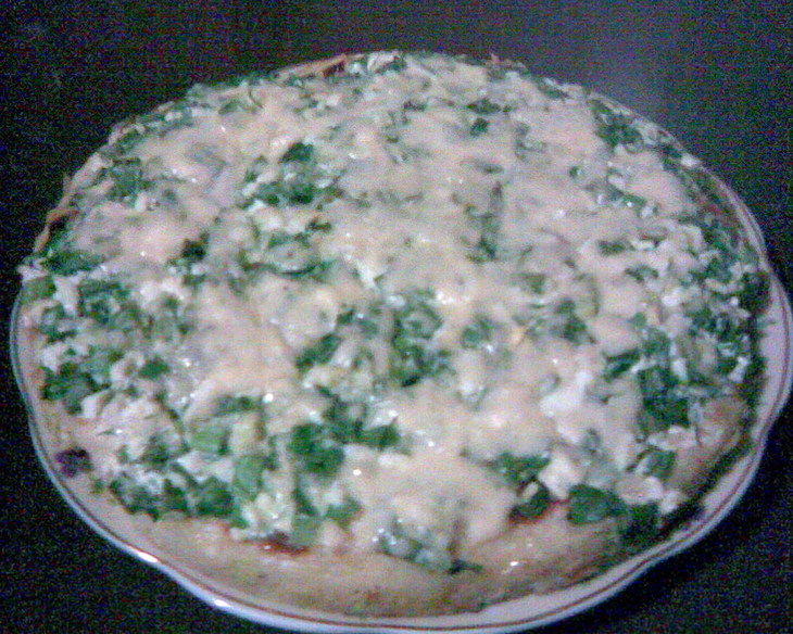 Открытый картофельный пирог - запеканка с зеленью: шаг 3