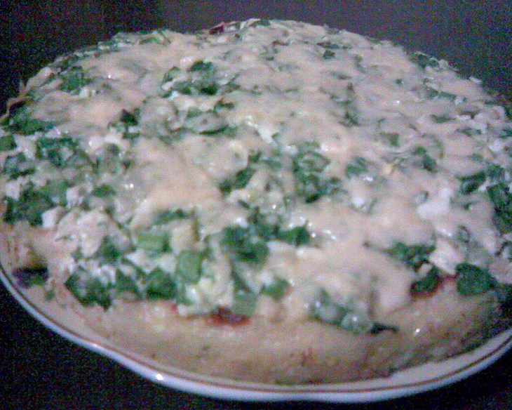 Открытый картофельный пирог - запеканка с зеленью: шаг 5