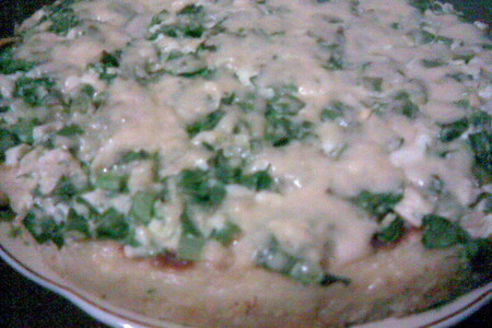 Открытый картофельный пирог - запеканка с зеленью: шаг 7