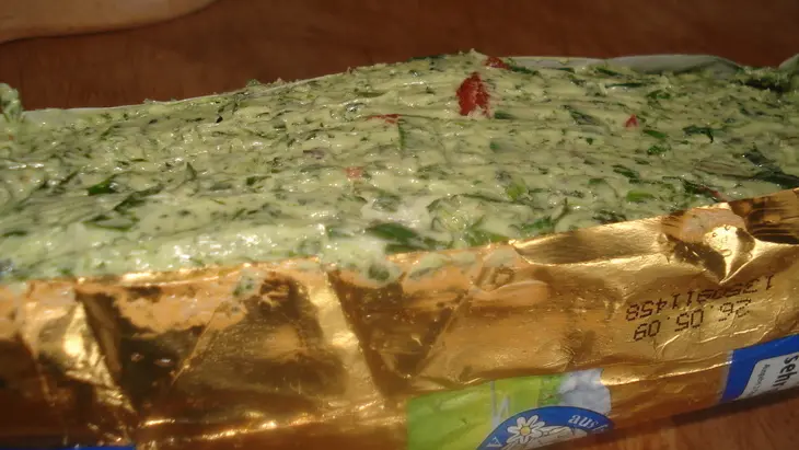 Масло зелёное с букетом: шаг 7