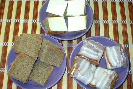 Бутерброды  к  пиву: шаг 2