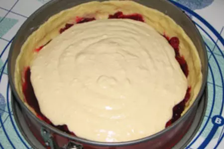 Творожный чизкейк с вишней: шаг 5
