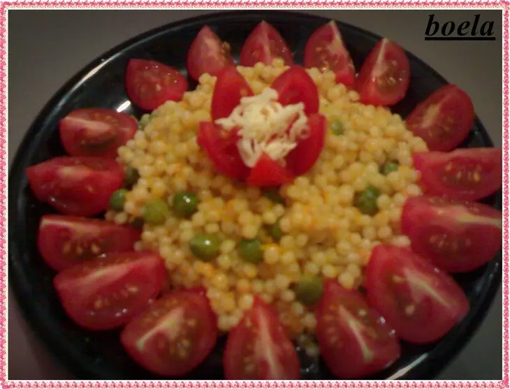 Плов из макарошек "кускус" с зеленым горошком (скоро-оперативный ужин,часть 1): шаг 6