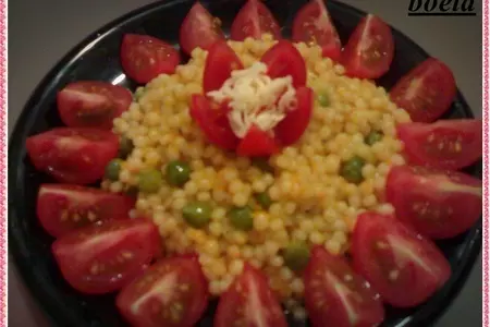 Плов из макарошек "кускус" с зеленым горошком (скоро-оперативный ужин,часть 1): шаг 6
