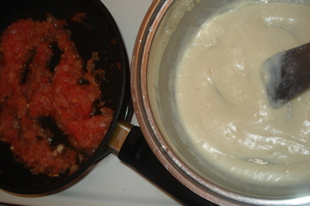 Порционное суфле с помидорами.перцем и песто: шаг 2