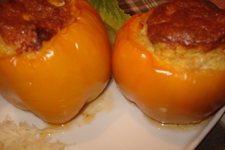 Порционное суфле с помидорами.перцем и песто: шаг 5
