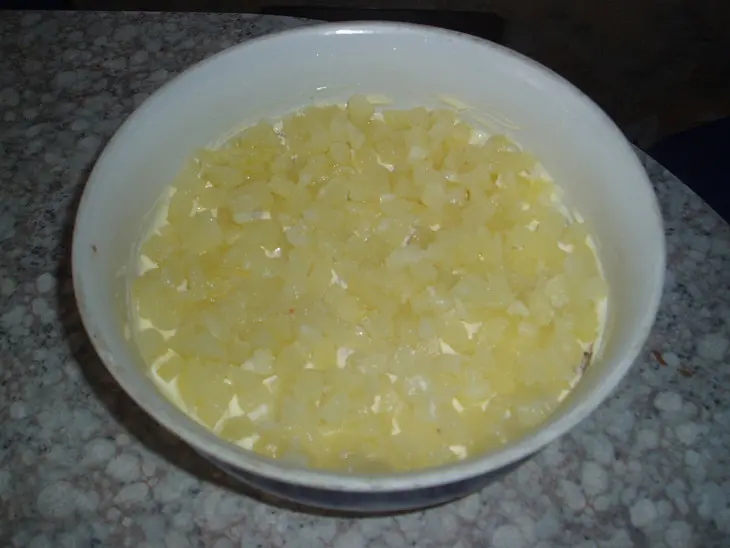 Салат "каллы": шаг 3