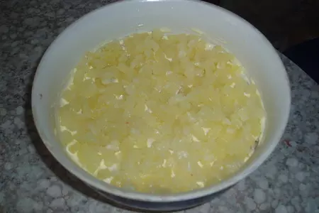 Салат "каллы": шаг 3